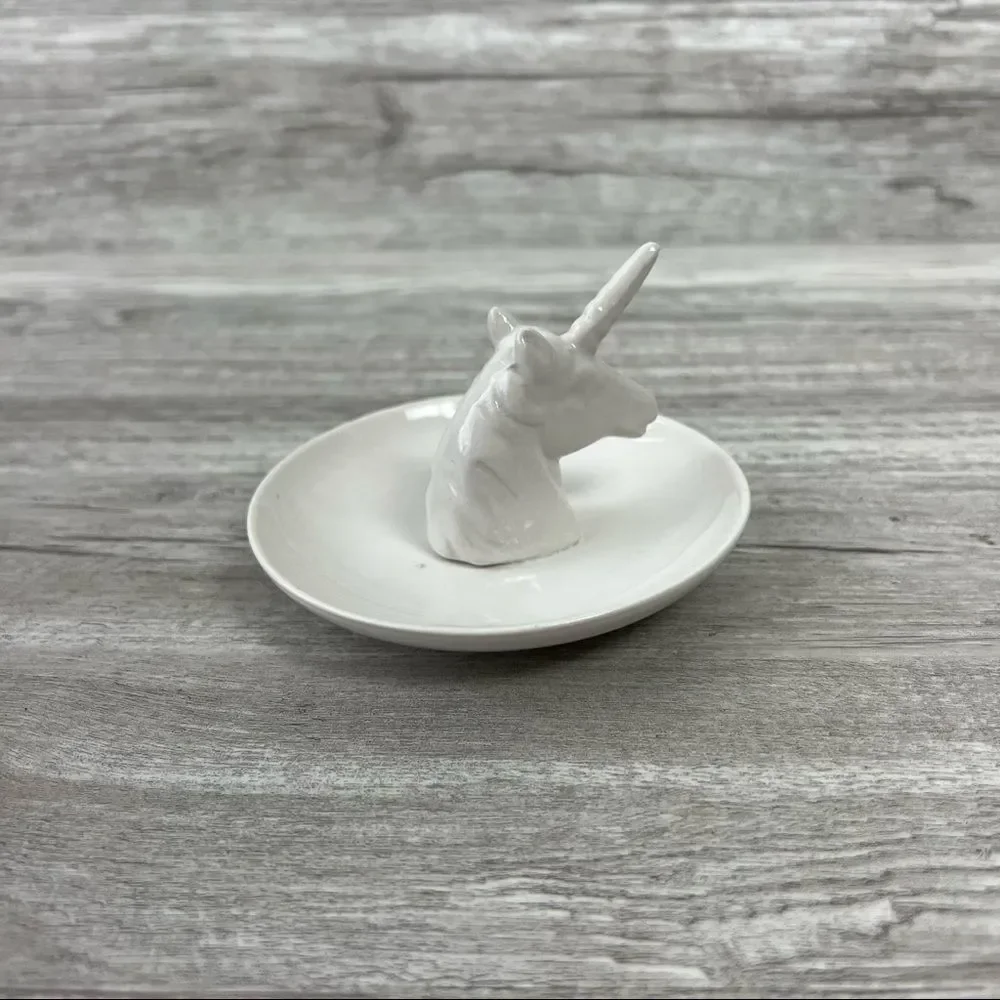 NWT Unicorn Jewelry Holder Trinket Dish